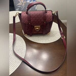 Michael Kors Maroon satchel